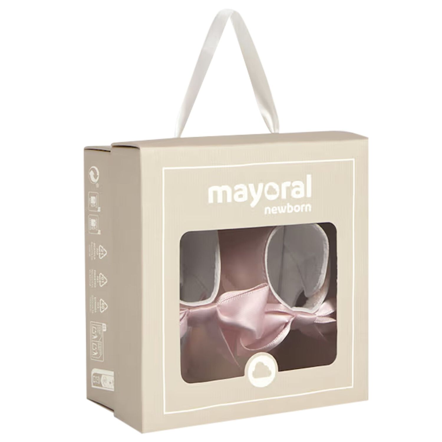 Baby Girls Pink Bow Pre Walker Shoes, 1, hi-res