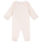 Baby Girls Pink Logo Babygrow Set, 2, hi-res
