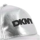 Girls Mini Me Silver Logo Cap, 1, hi-res