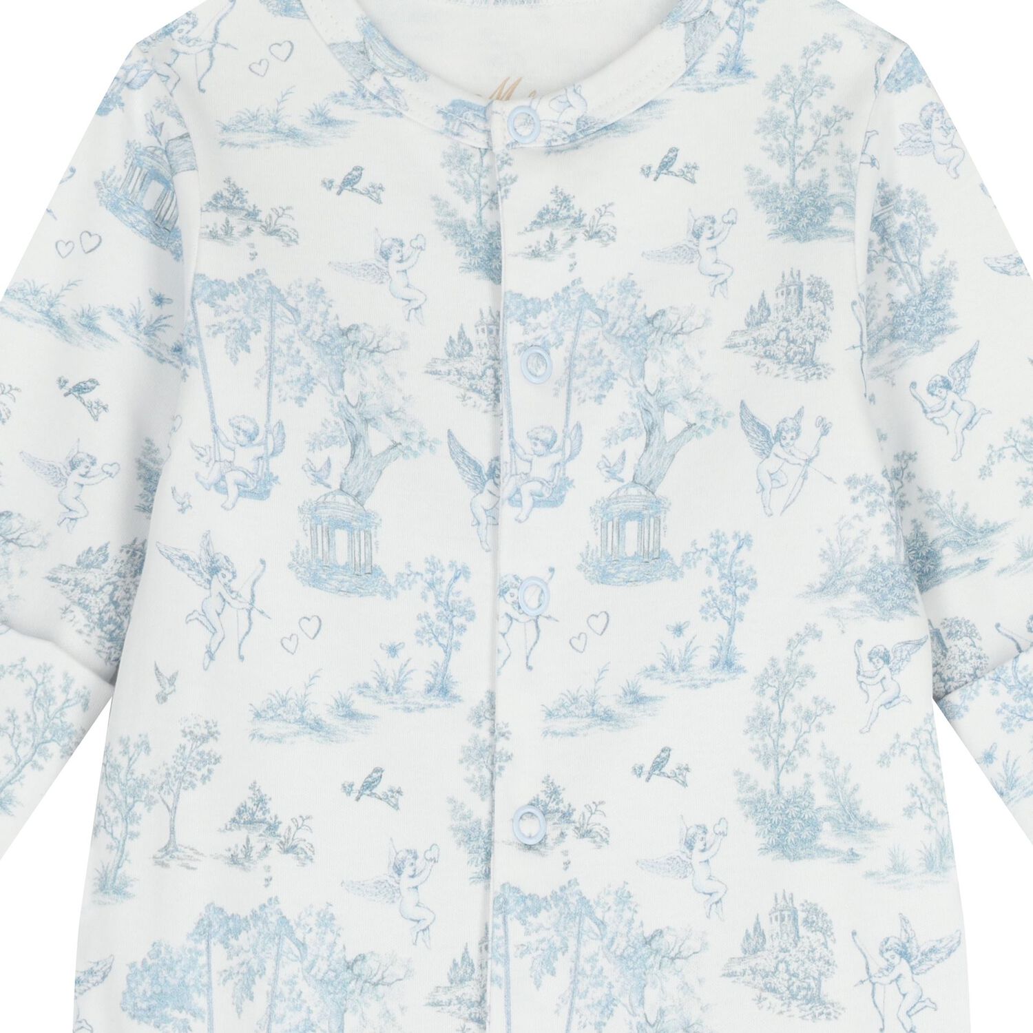 Baby Boys White & Blue Babygrow Gift Set , 1, hi-res