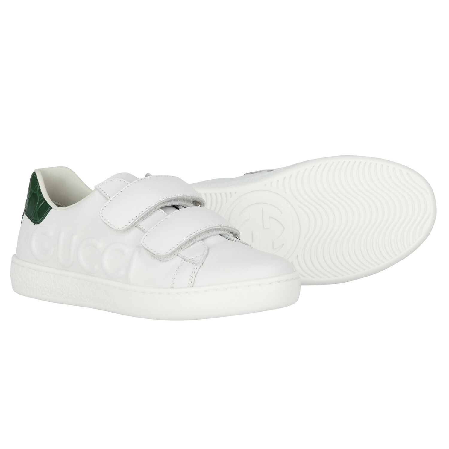 White Ace Leather Trainers, 1, hi-res