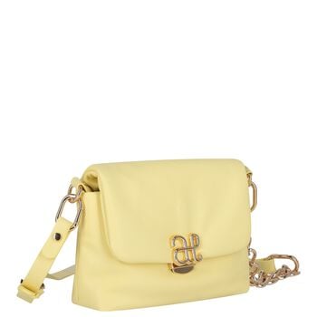 Girls Yellow Leather Handbag