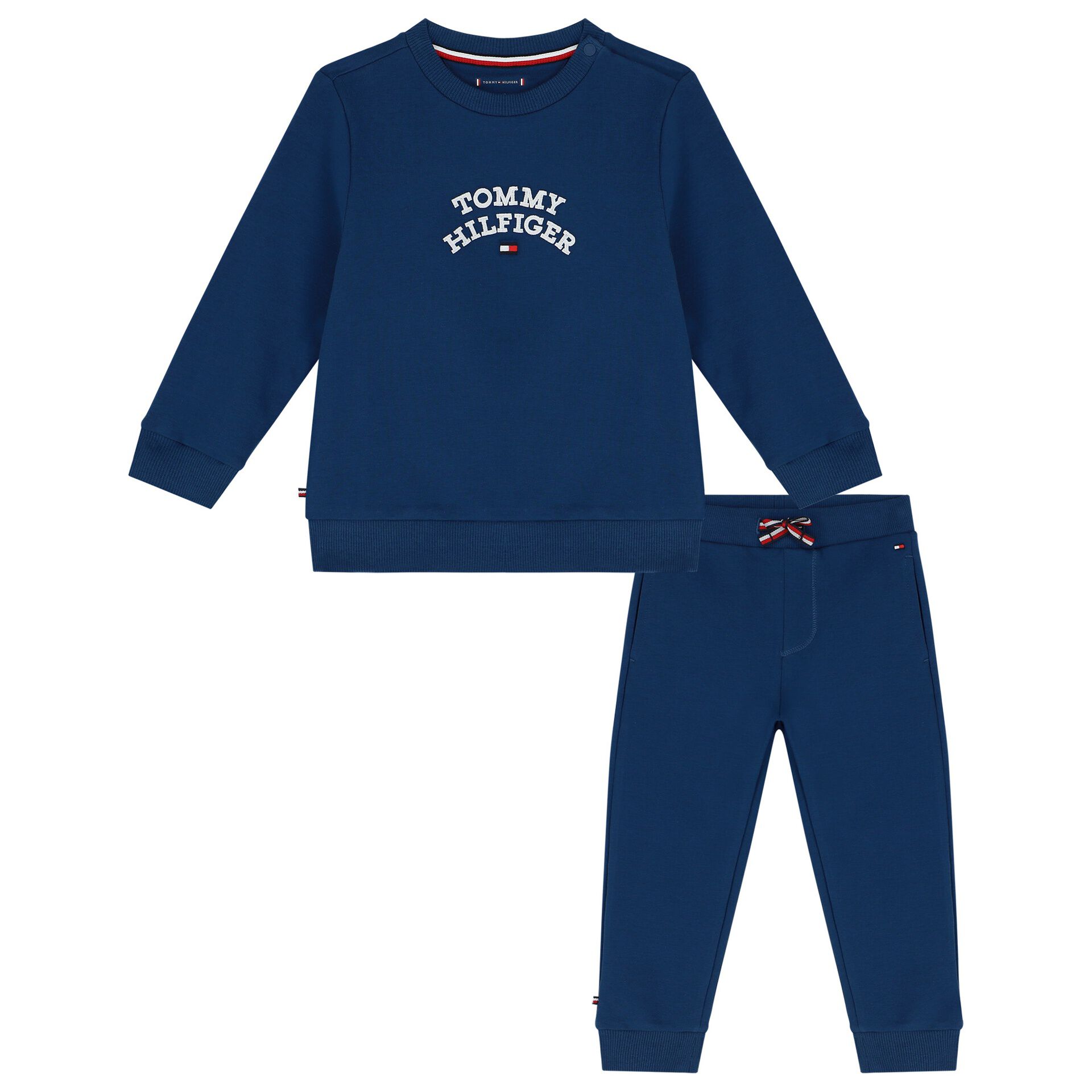 Tommy Hilfiger Baby Boys Blue Logo Tracksuit Junior Couture UK