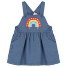 Baby Girls Coral & Blue Skirt Set, 1, hi-res