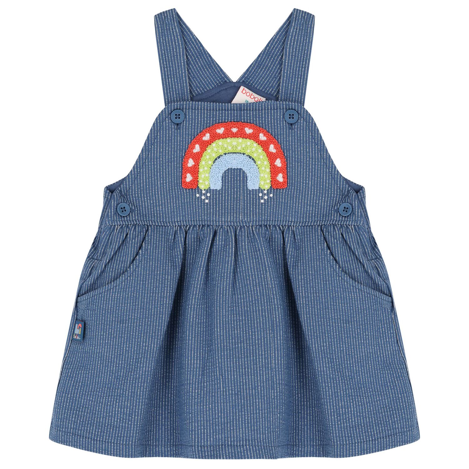 Baby Girls Coral & Blue Skirt Set, 1, hi-res image number null