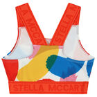 Girls Multicoloured Logo Crop Top, 1, hi-res