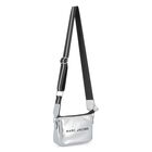 Girls Silver Faux Leather HandBag, 1, hi-res