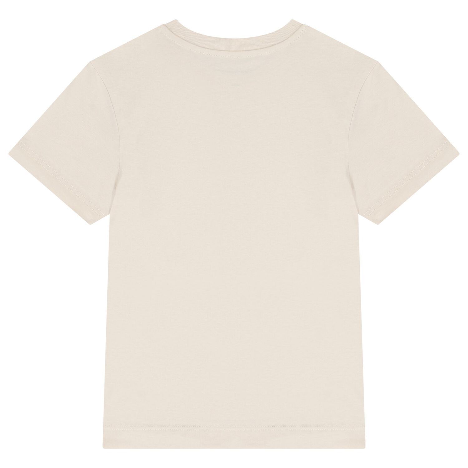 Boys Ivory & Beige Logo T-Shirt ( 2-Pack ), 12, hi-res