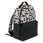 Black & White Logo Backpack, 1, hi-res