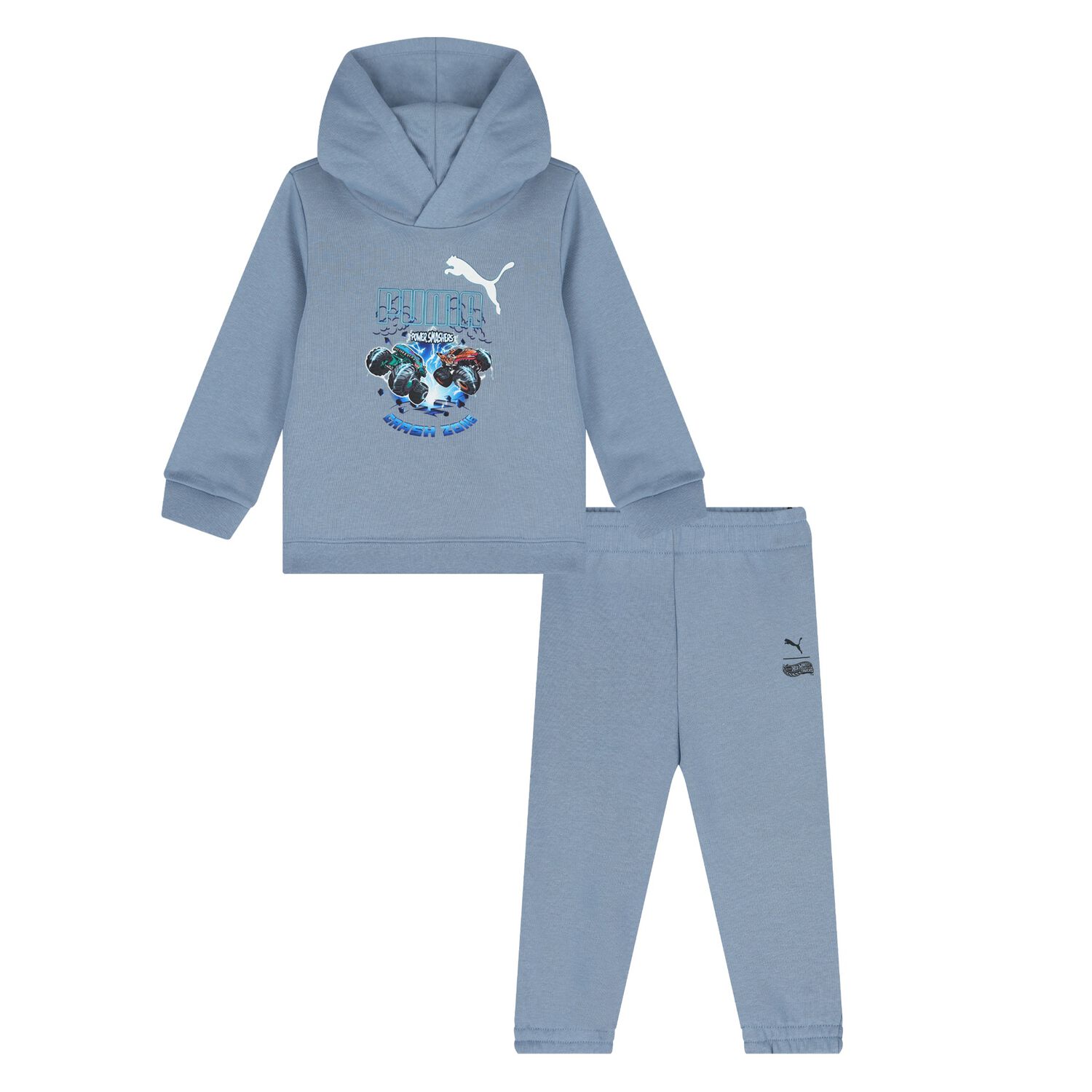 Younger Boys Blue Hot Wheels Tracksuit, 2, hi-res