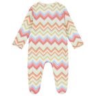 Multi-Coloured Zig Zag Babygrow, 1, hi-res