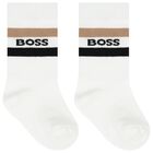 Baby Boys Multi-Colored Logo Socks ( 3-Pack ), 1, hi-res