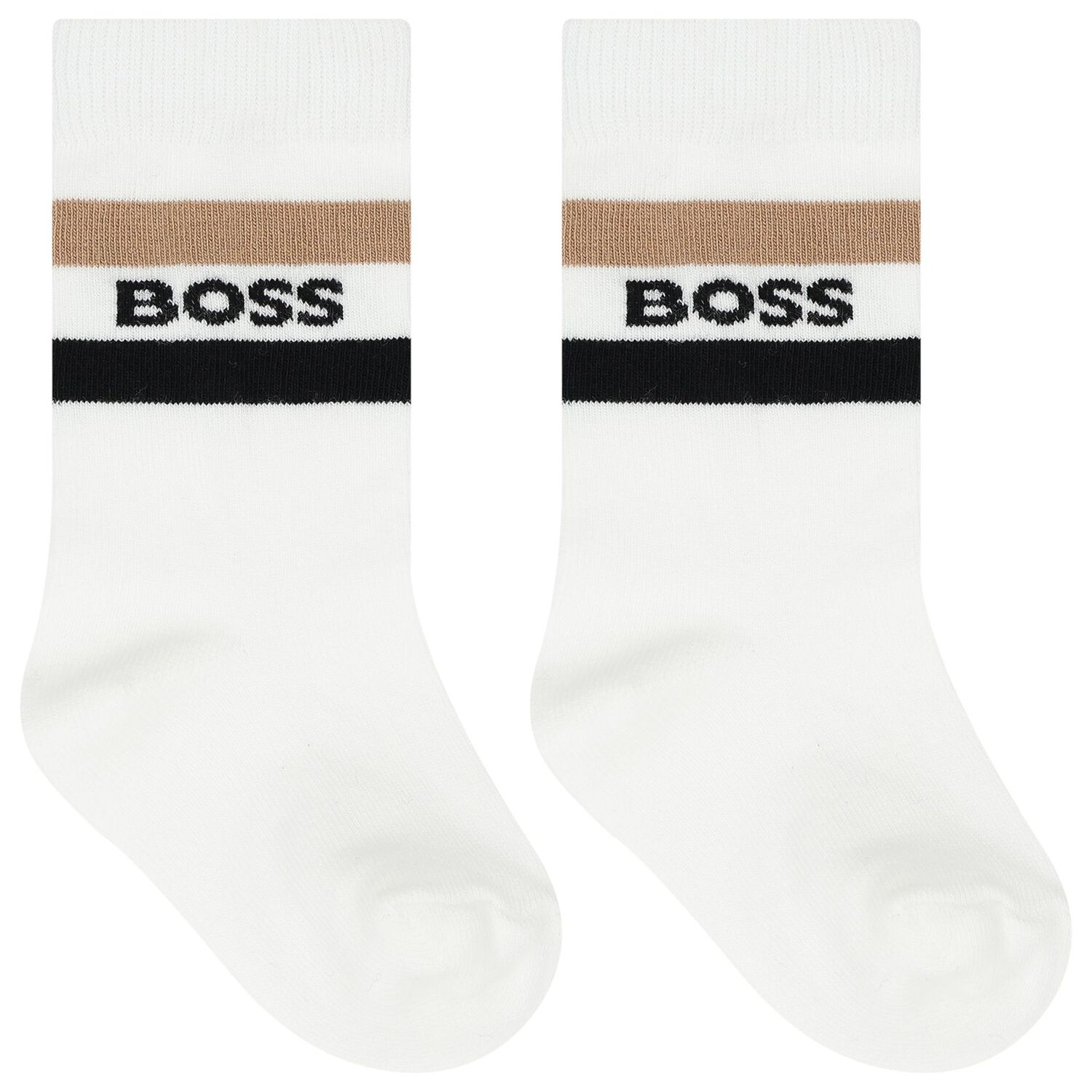 Baby Boys Multi-Colored Logo Socks ( 3-Pack ), 1, hi-res