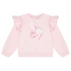 Younger Girls Pink Tracksuit, 1, hi-res
