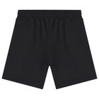 Boys Black Logo Shorts Set, 1, hi-res
