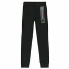 Boys Black Logo Joggers, 1, hi-res