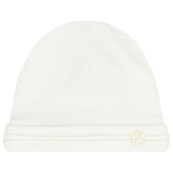Ivory Star Logo Baby Hat