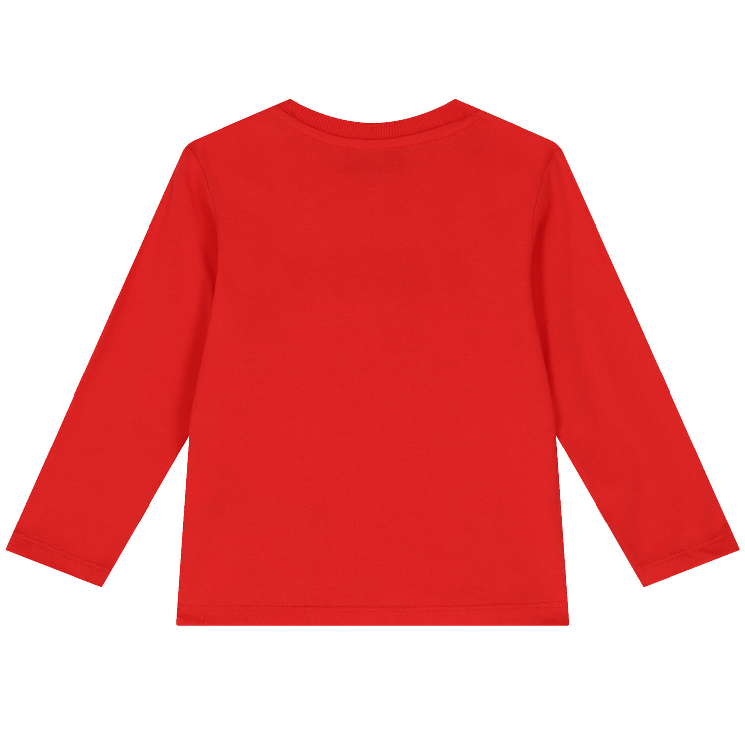 Red Teddy Bear Logo Long Sleeve Top, 3, hi-res