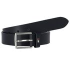 Boys Navy Blue Leather Belt, 2, hi-res
