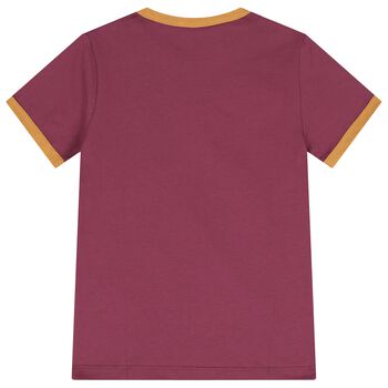 Burgundy & Ivory Logo T-Shirt