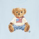 Baby Boys Blue Polo Bear Tracksuit, 1, hi-res