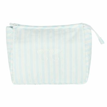 Baby Boys Blue & White Toiletry Bag