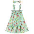 Girls Green Ice Cream Dress Set, 1, hi-res