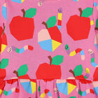 Younger Girls Pink Apple Dress, 1, hi-res