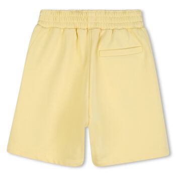 Boys Yellow Logo Shorts