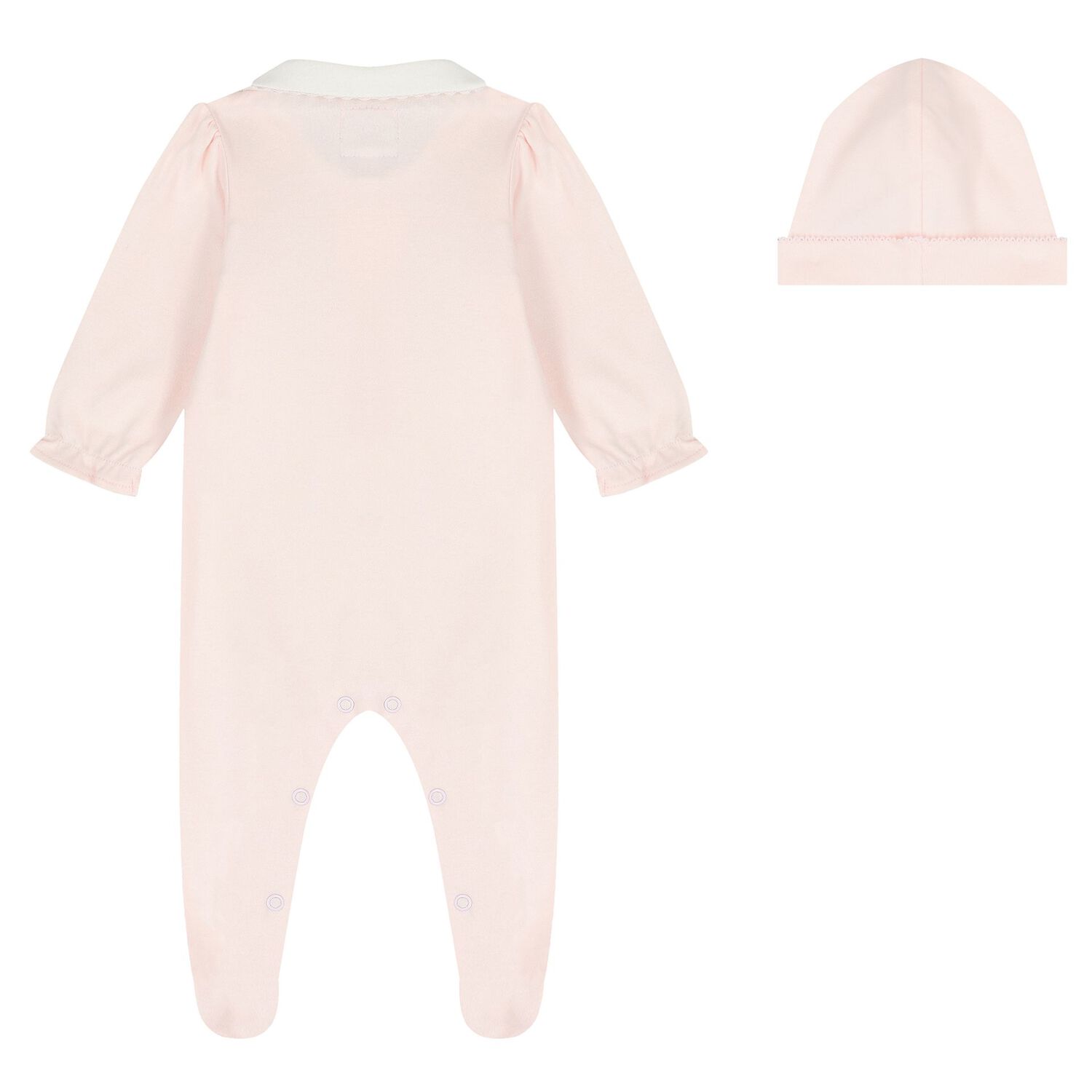 Baby Girls Pink Bunny Babygrow Set, 1, hi-res image number null