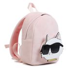 Girls Pink Choupette Backpack, 1, hi-res
