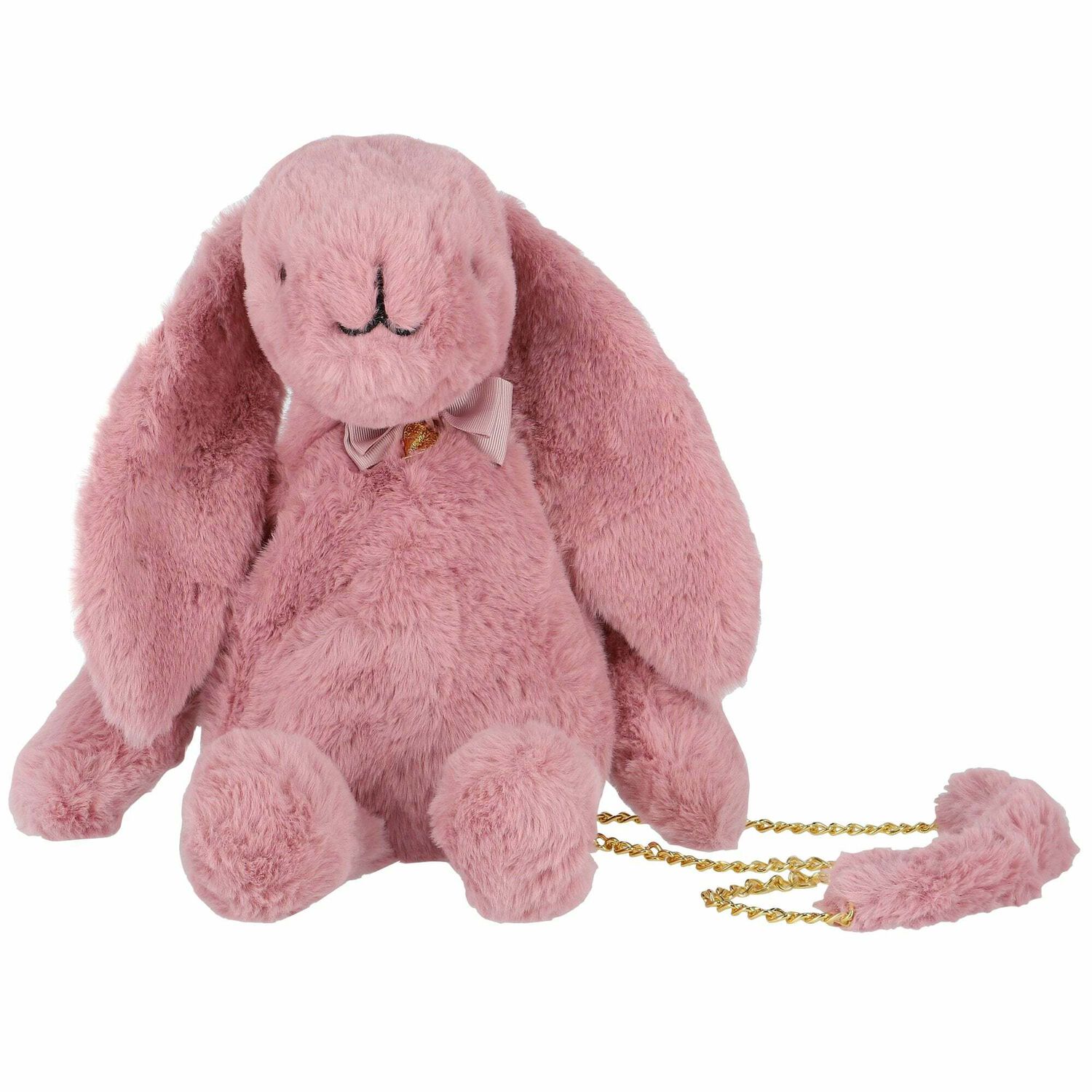 Girls Pink Bunny Bag, 2, hi-res