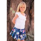 Girls Floral Skirt, 1, hi-res