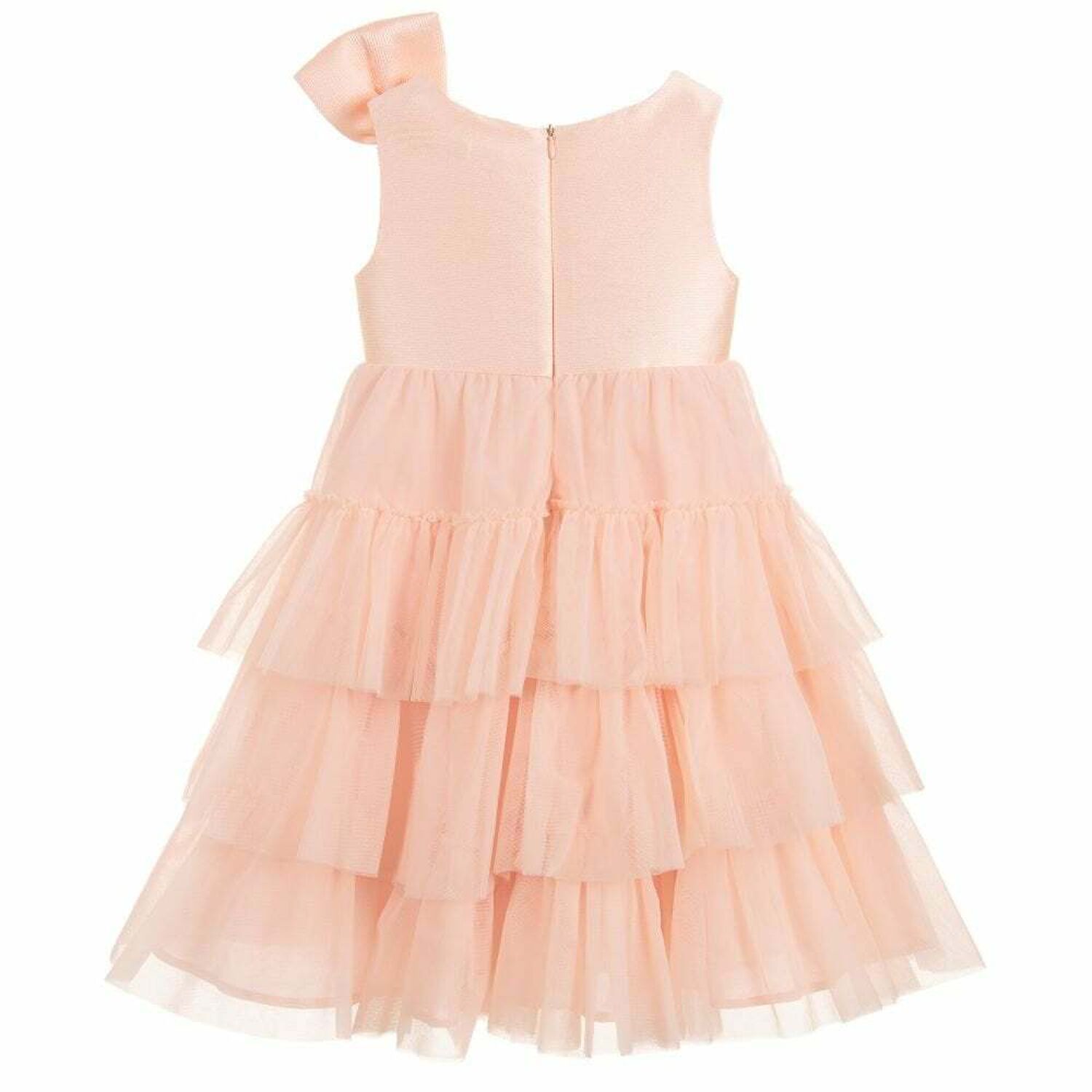 Girls Pink Haute Couture Dress, 1, hi-res