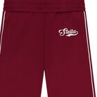 Girls Burgundy Logo Joggers, 1, hi-res