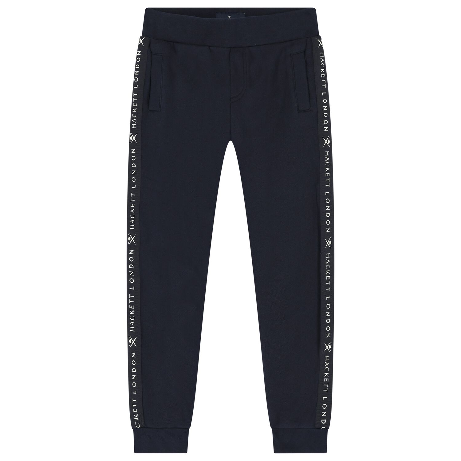 Boys Navy Blue Logo Joggers, 1, hi-res image number null