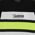 Boys Black, White & Neon Green Logo Long Sleeve Top, 1, hi-res