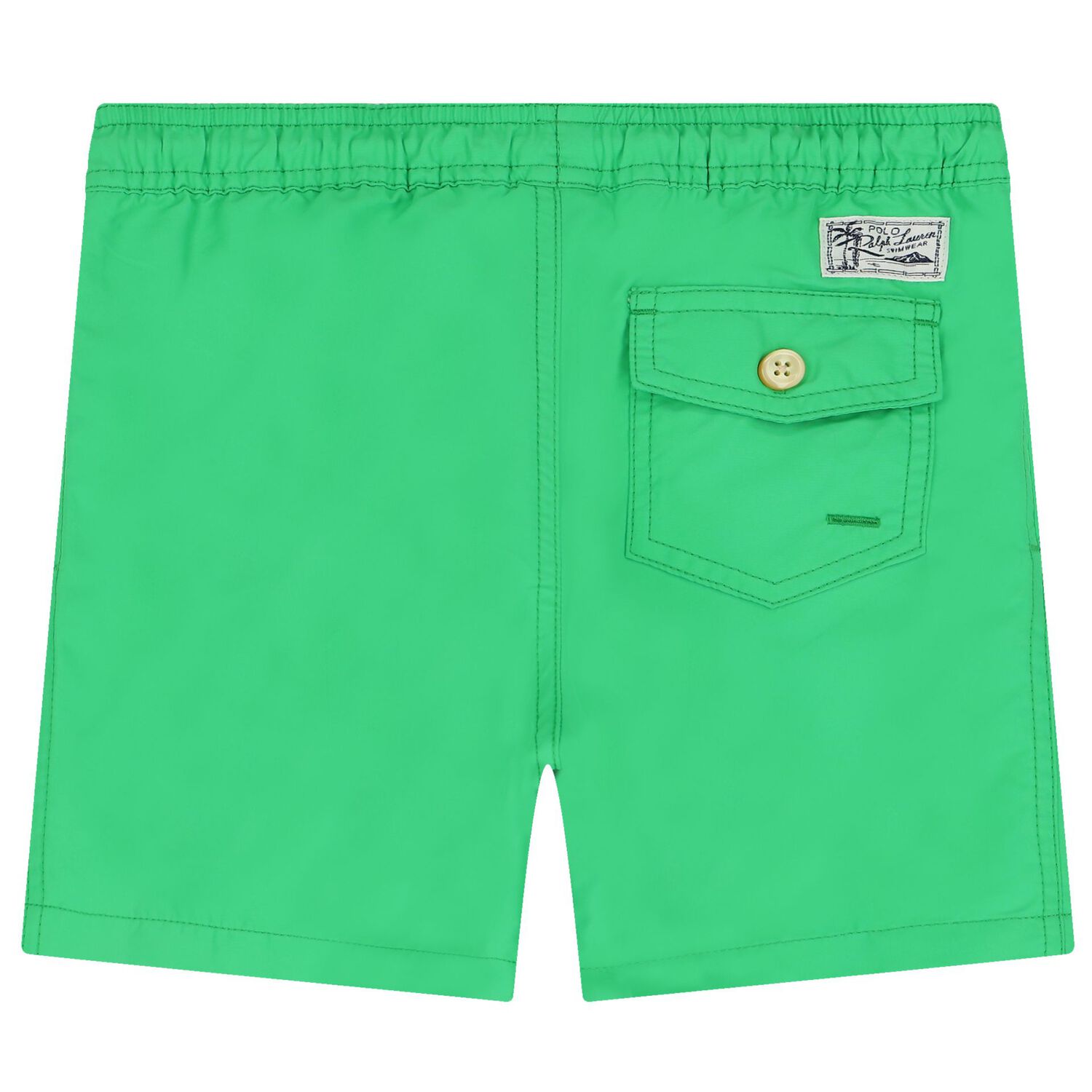 Boys Green Logo Swim Shorts, 3, hi-res image number null