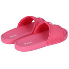 Girls Pink Logo Sliders, 1, hi-res