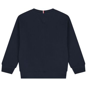 Boys Navy Blue Snoopy Logo Sweatshirt