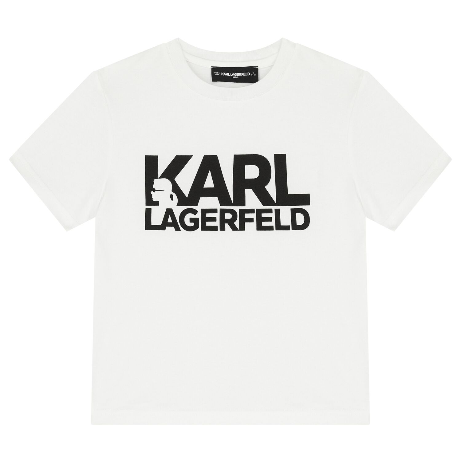 Boys White Logo T-Shirt, 2, hi-res image number null