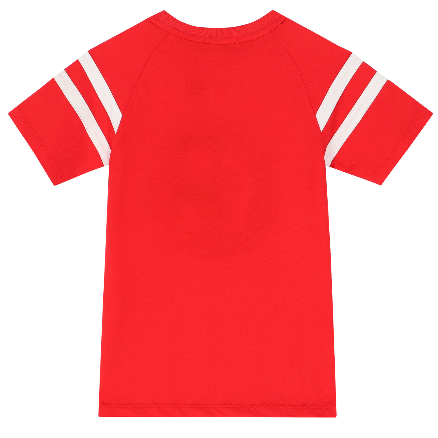 Boys Red Cotton Logo T-Shirt, 3, hi-res