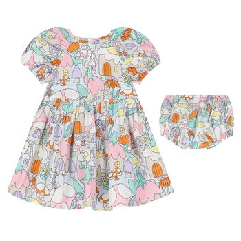 Younger Girls Multi-Colored Dress Set