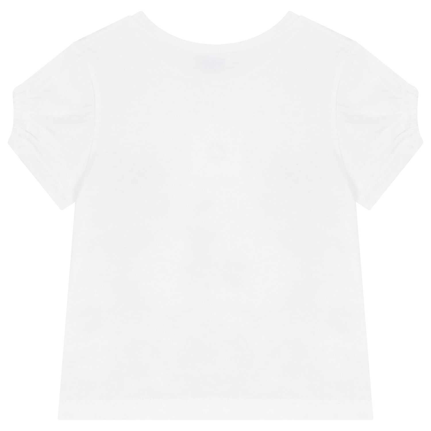 Girls White & Blue Shorts Set, 1, hi-res image number null