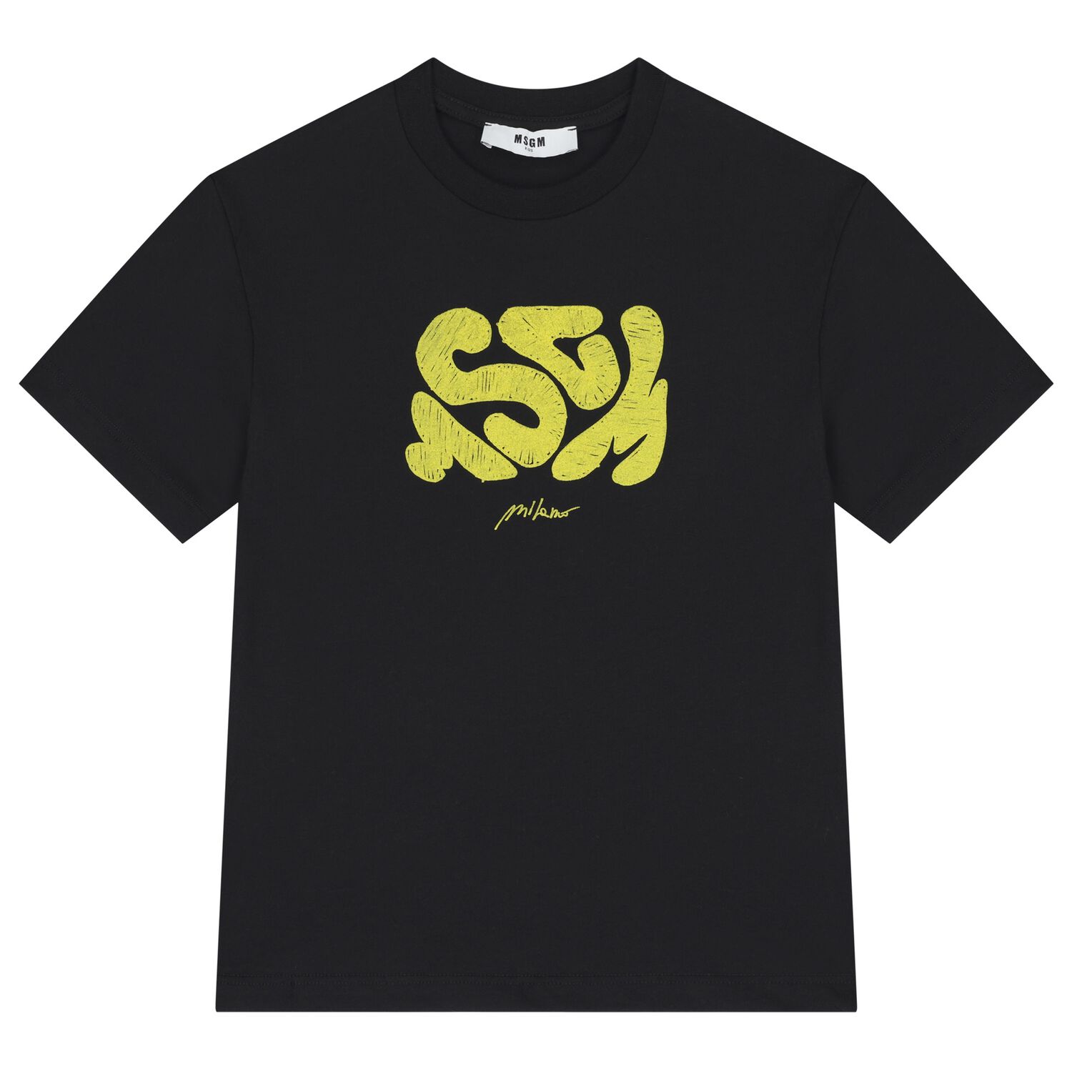 Boys Black Logo T-Shirt, 2, hi-res