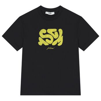 Boys Black Logo T-Shirt