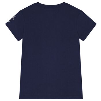 Boys Navy Blue Jordan Logo T-Shirt