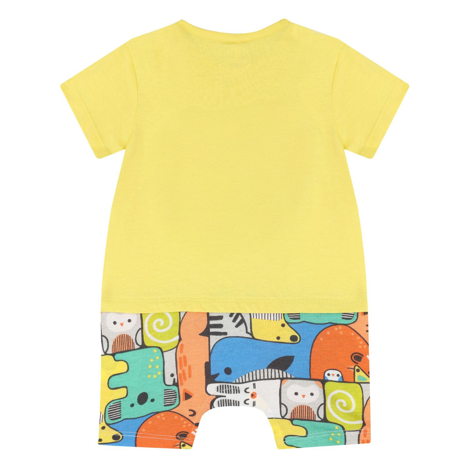 Baby Boys Yellow Romper, 1, hi-res image number null