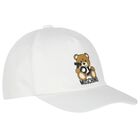 White Teddy Bear Cap, 1, hi-res