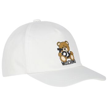 White Teddy Bear Cap
